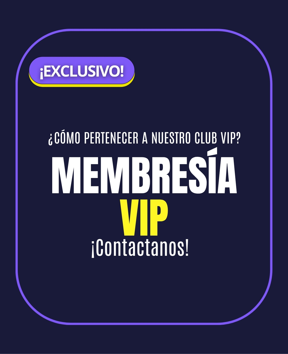 Membresía VIP